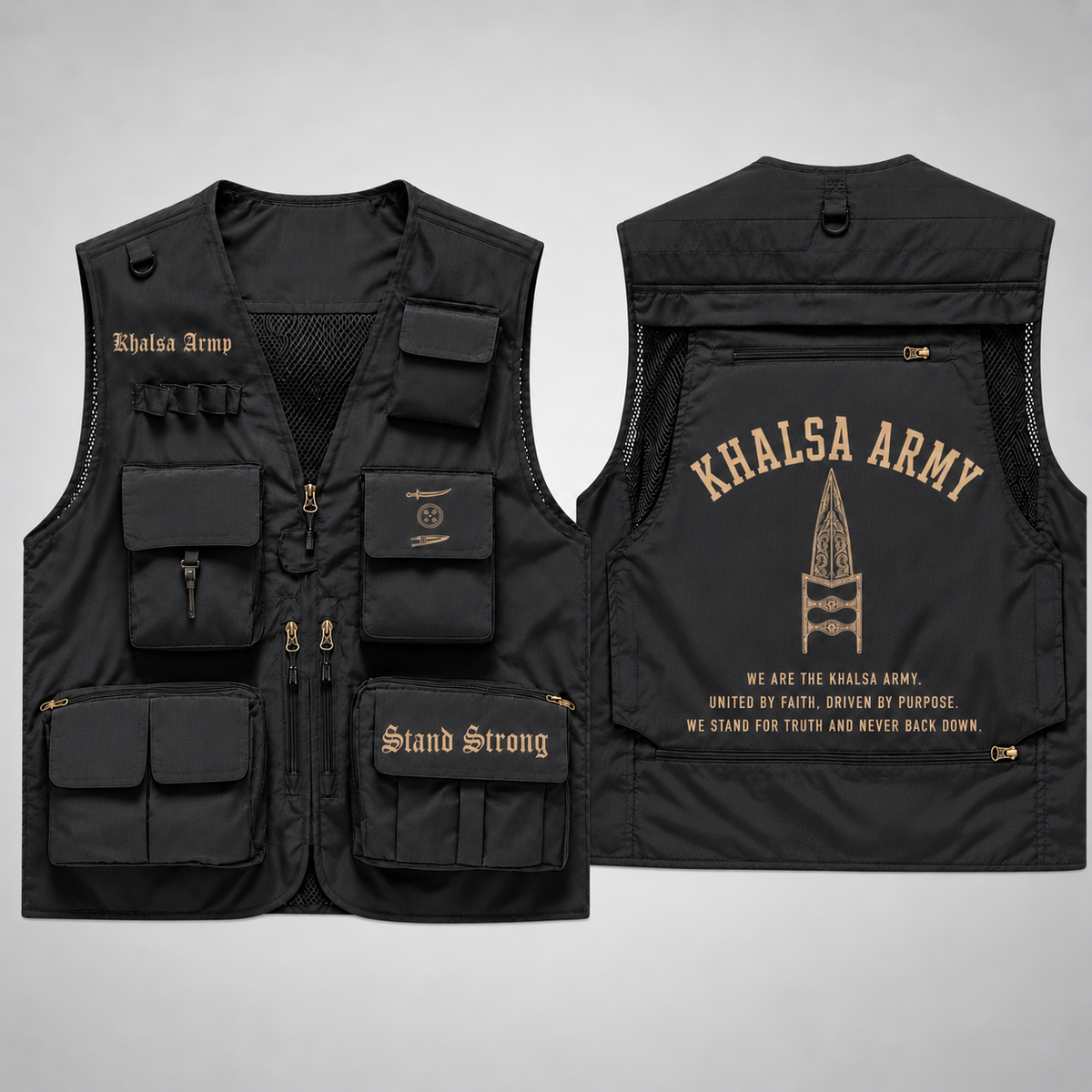 Khalsa Army Weste – Fearless Edition
