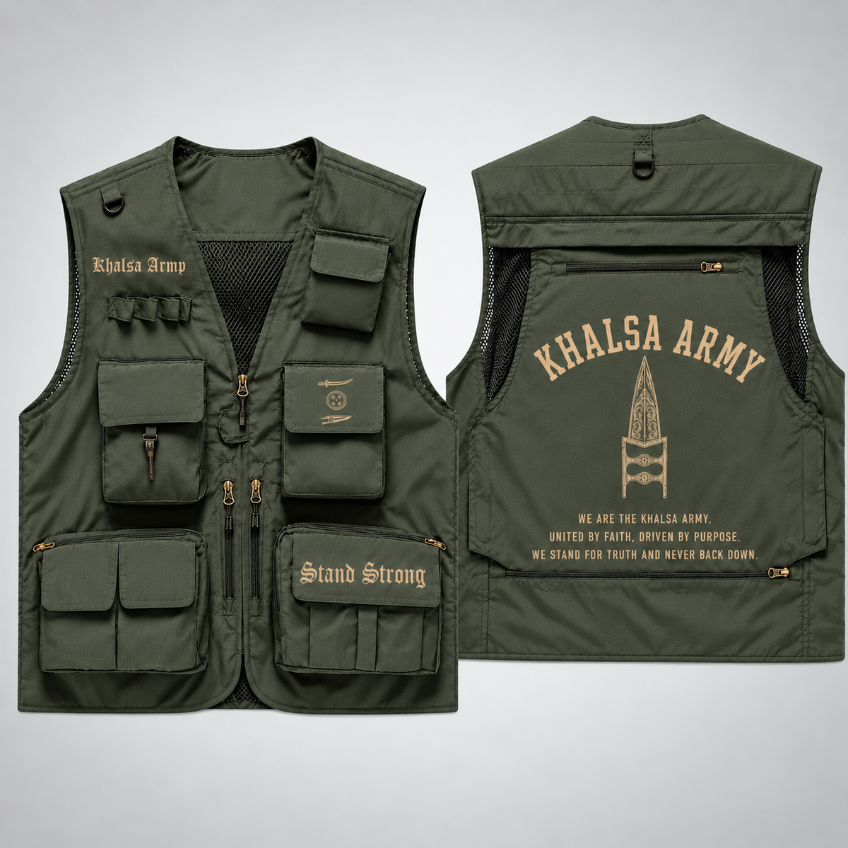 Khalsa Army Weste – Fearless Edition