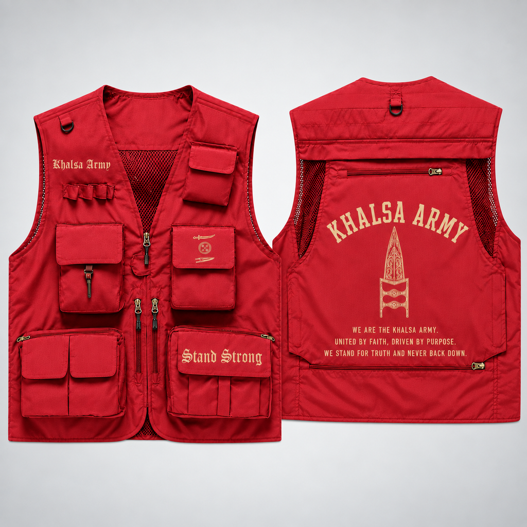 Khalsa Army Weste – Fearless Edition