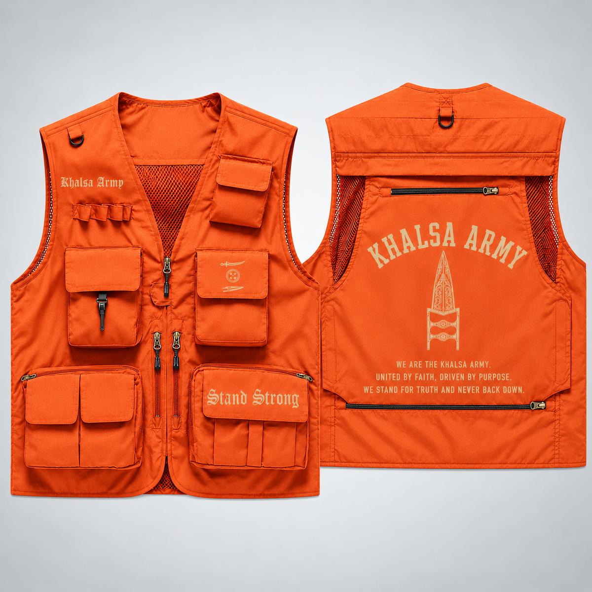 Khalsa Army Weste – Fearless Edition