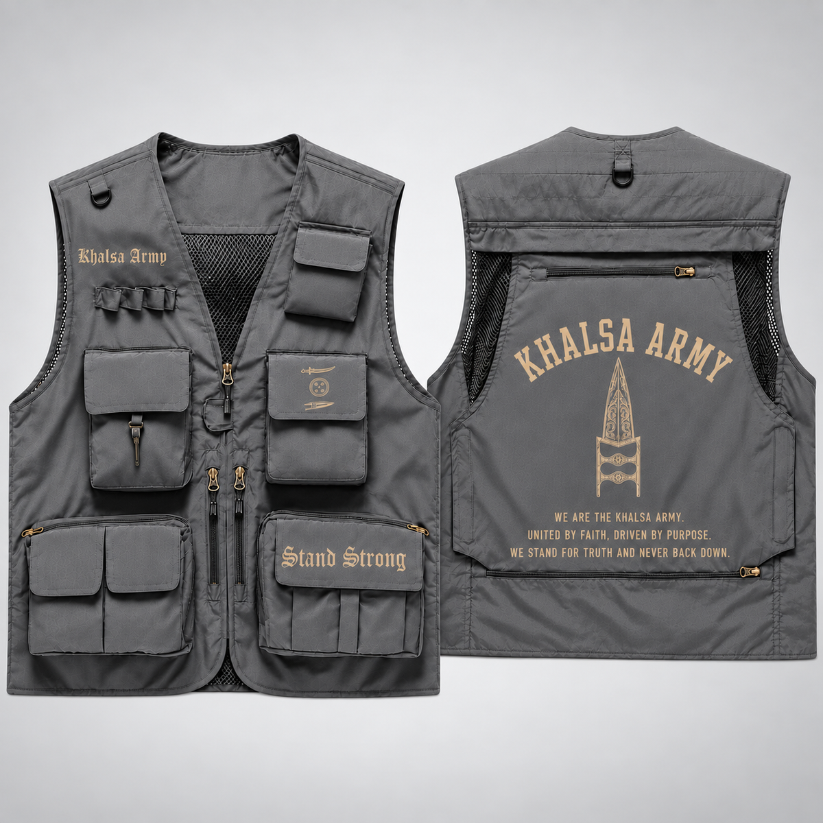 Khalsa Army Weste – Fearless Edition
