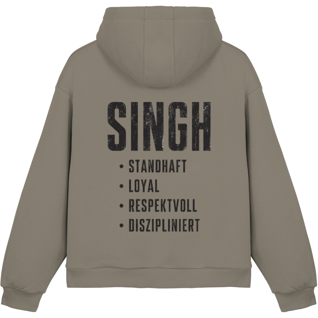 Singh Standhaft – Fluffy Boxcut Hoodie