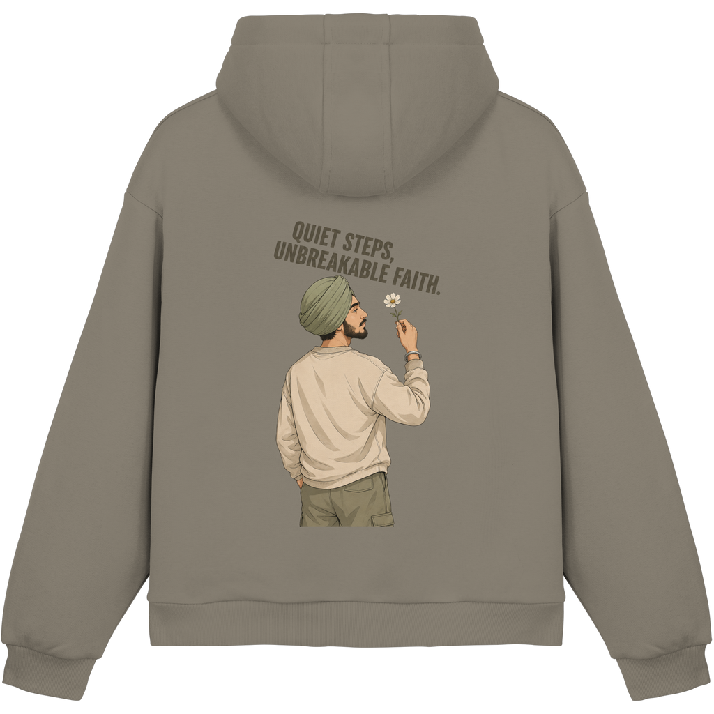 Quiet Steps, Unbreakable Faith – Singh Hoodie