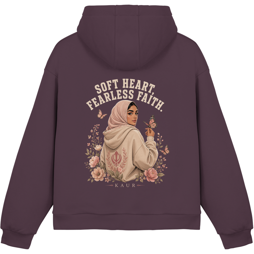 Soft Heart, Fearless Faith – Kaur Hoodie