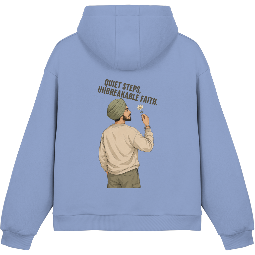 Quiet Steps, Unbreakable Faith – Singh Hoodie