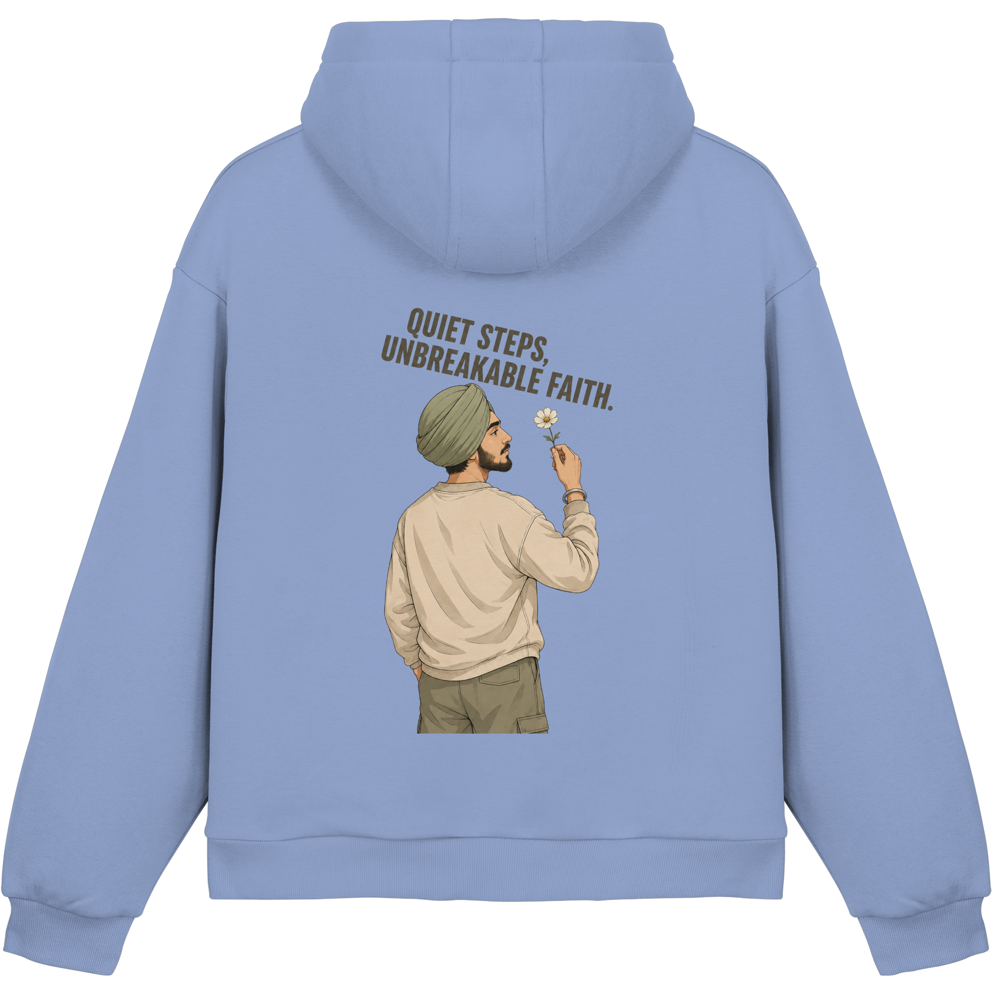 Quiet Steps, Unbreakable Faith – Singh Hoodie