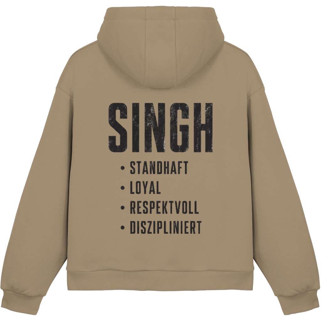 Singh Standhaft – Fluffy Boxcut Hoodie