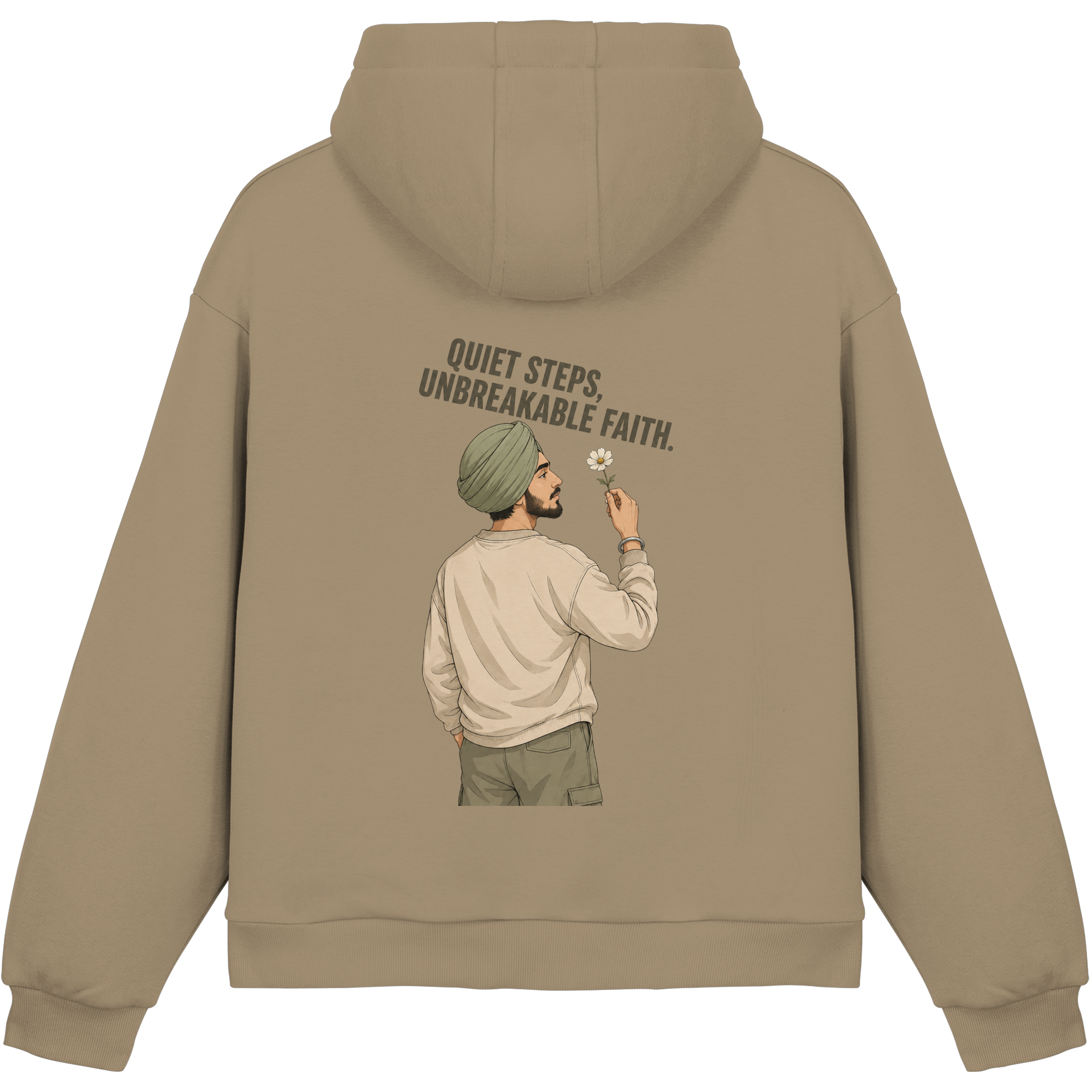 Quiet Steps, Unbreakable Faith – Singh Hoodie