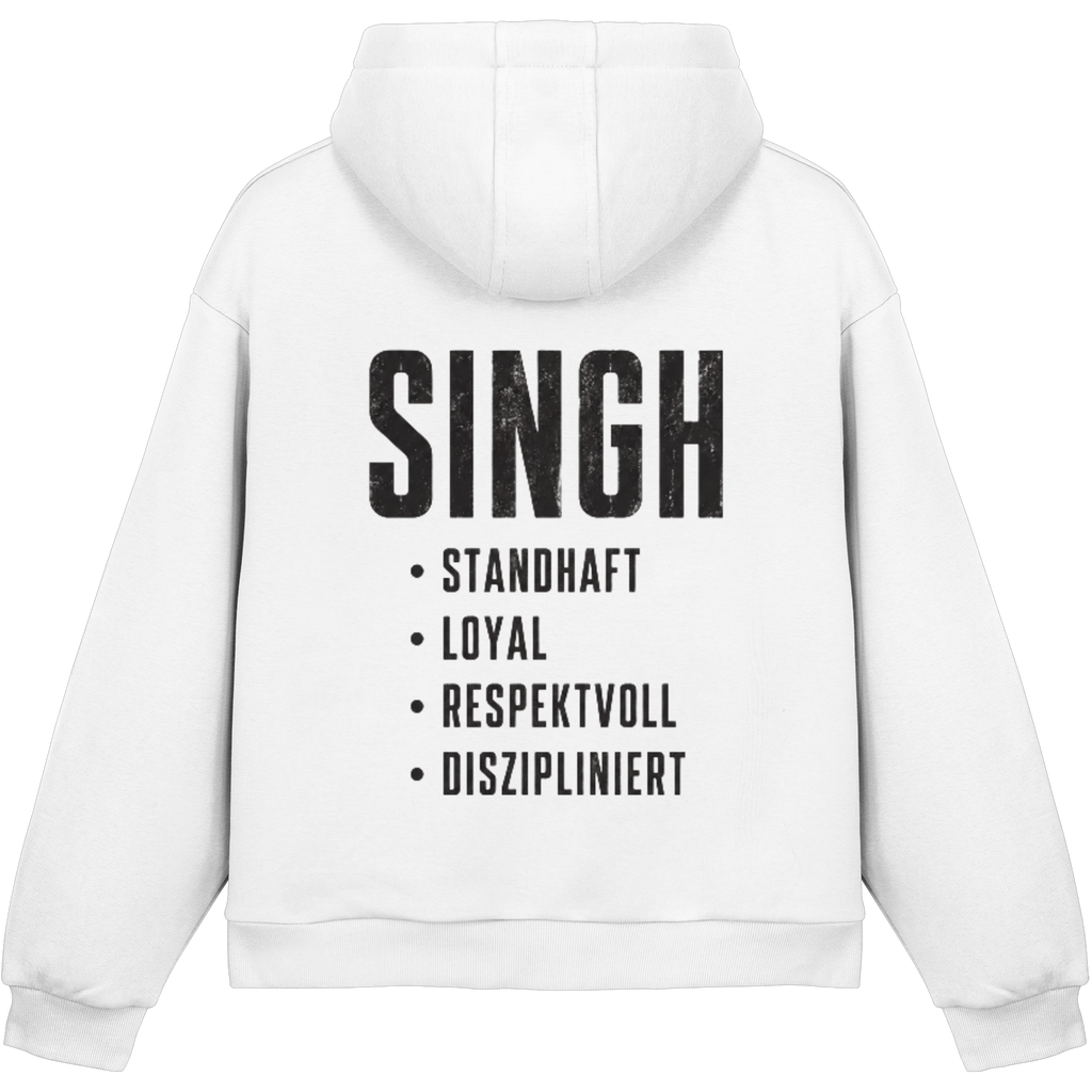 Singh Standhaft – Fluffy Boxcut Hoodie