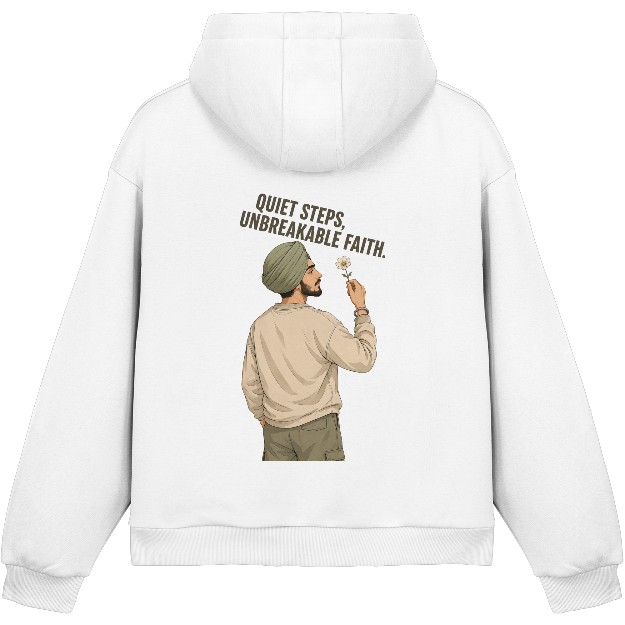 Quiet Steps, Unbreakable Faith – Singh Hoodie