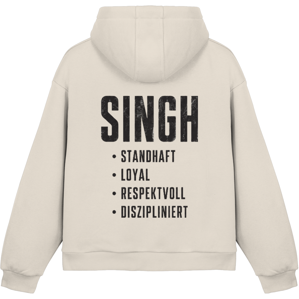 Singh Standhaft – Fluffy Boxcut Hoodie
