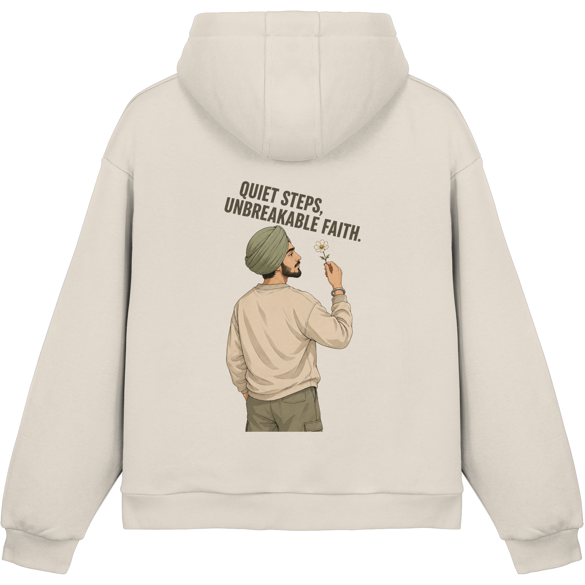 Quiet Steps, Unbreakable Faith – Singh Hoodie