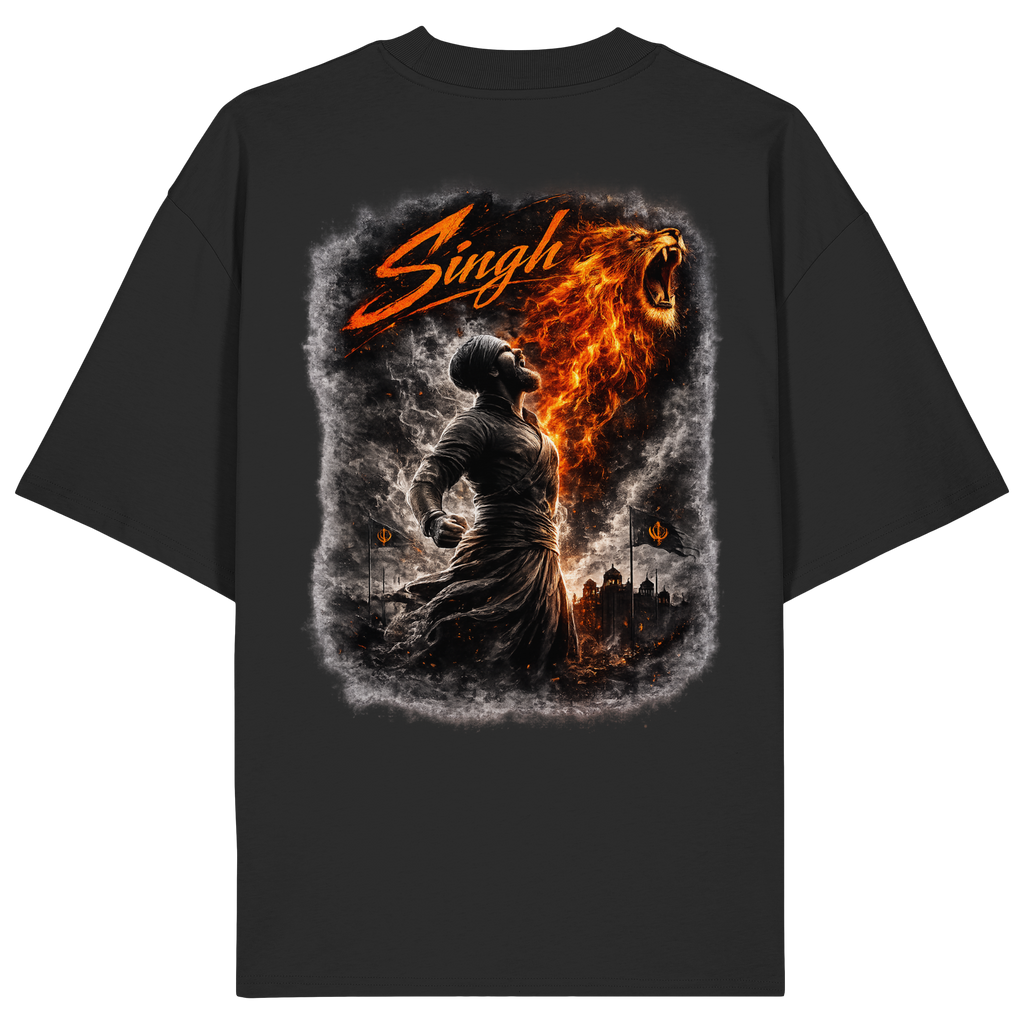 Singh Lion – Organic Oversize Shirt