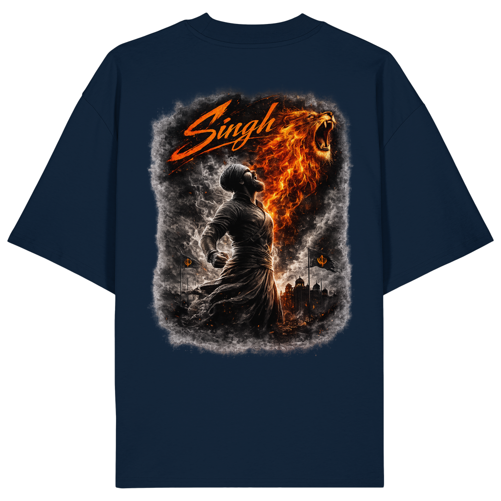 Singh Lion – Organic Oversize Shirt