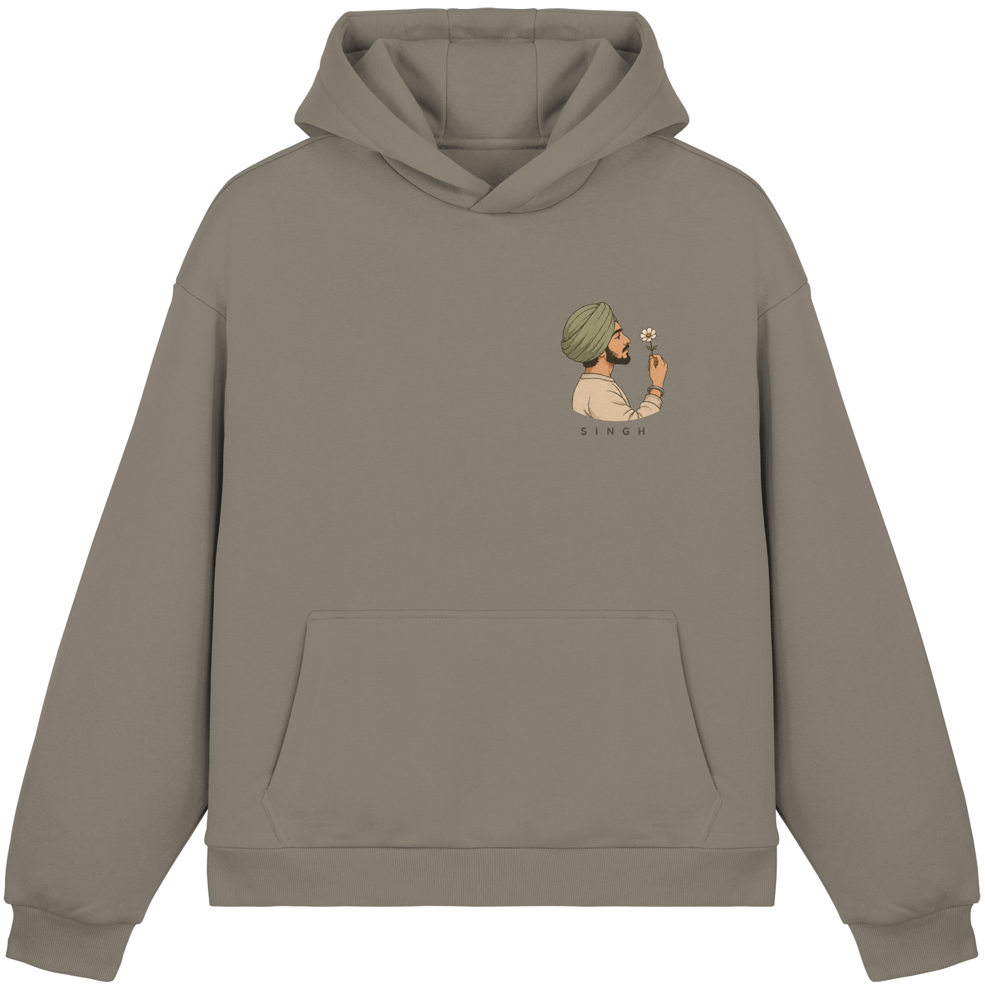 Quiet Steps, Unbreakable Faith – Singh Hoodie