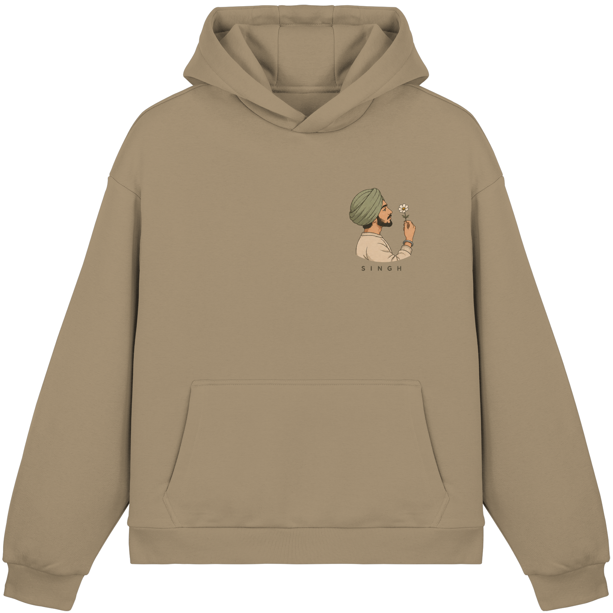 Quiet Steps, Unbreakable Faith – Singh Hoodie