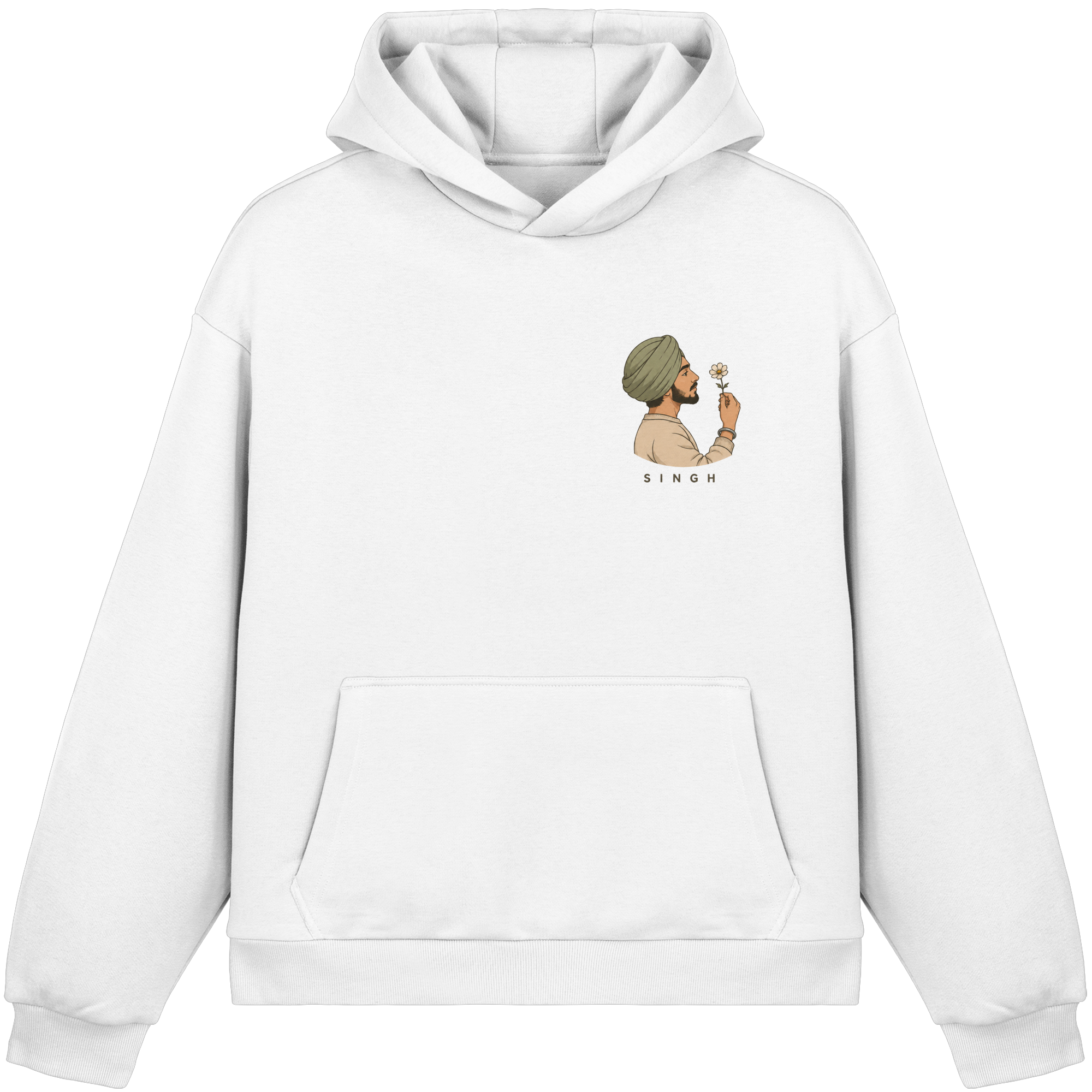 Quiet Steps, Unbreakable Faith – Singh Hoodie