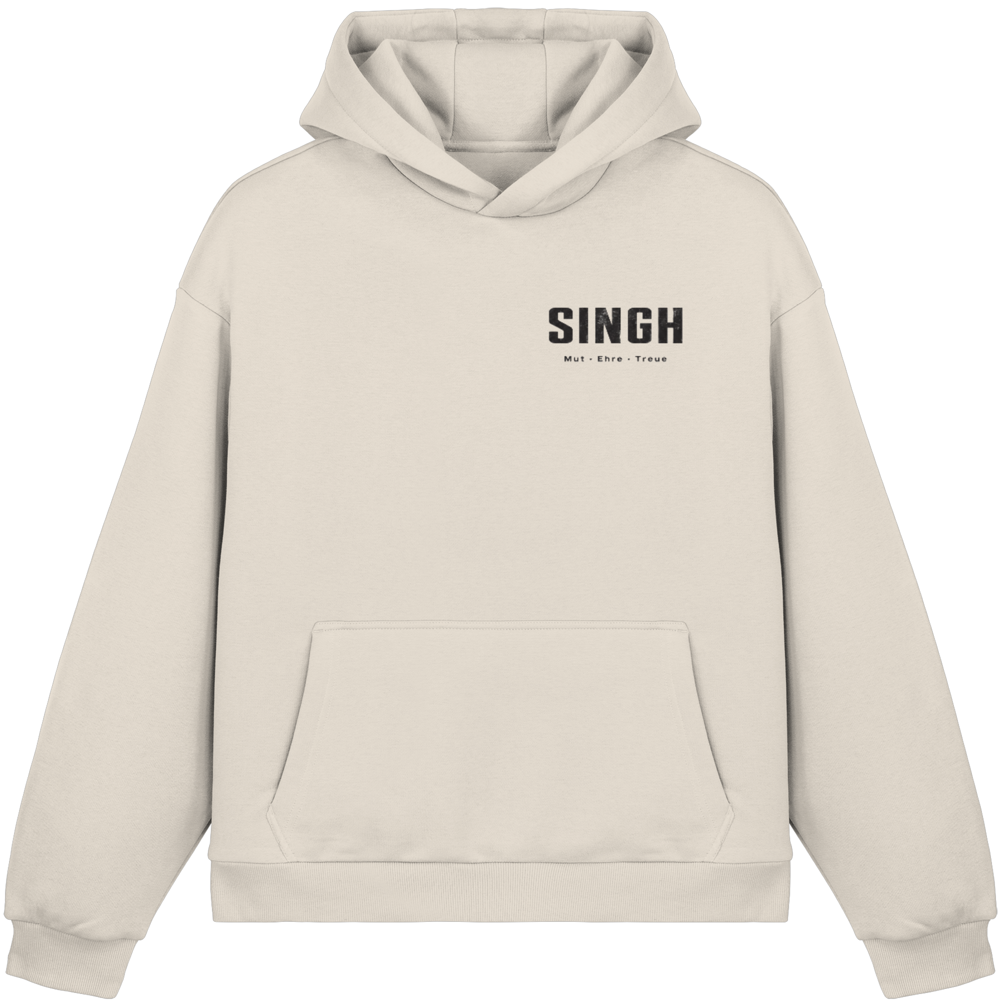 Singh Standhaft – Fluffy Boxcut Hoodie